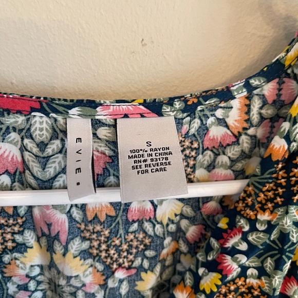 NWOT Anthropologie Evie long floral dress size small - Picture 4 of 6